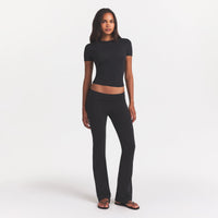 Cotton Jersey Foldover Pant