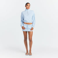 Drapey French Terry Half Zip