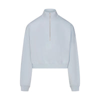 Drapey French Terry Half Zip