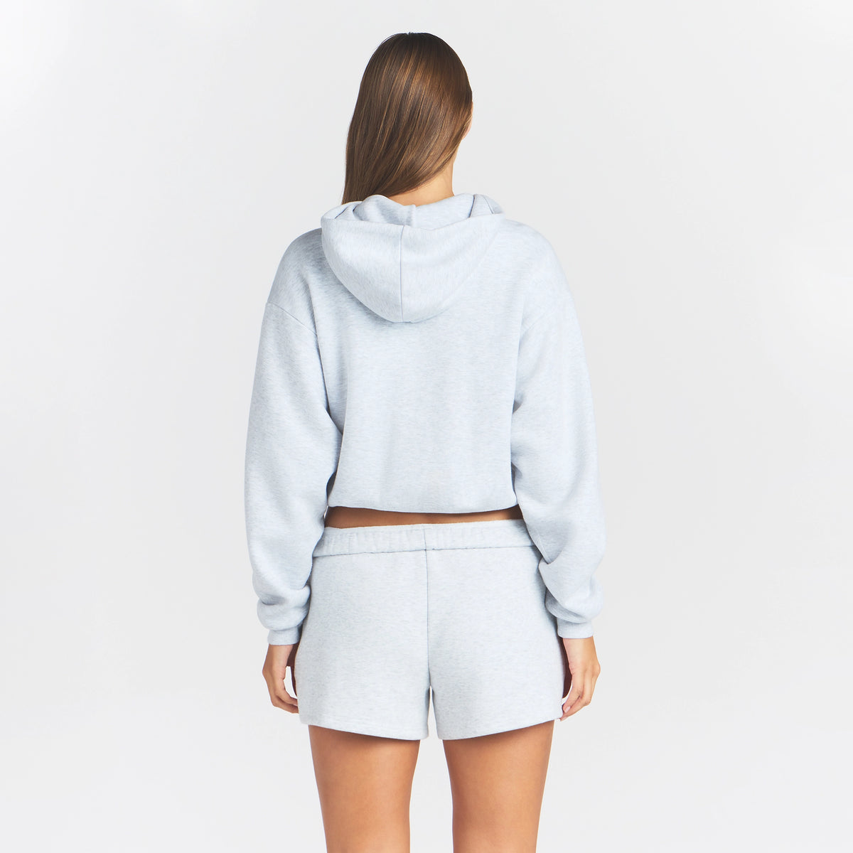 Cotton Fleece Classic Hoodie - Light Heather Grey