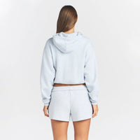 Cotton Fleece Classic Hoodie - Light Heather Grey